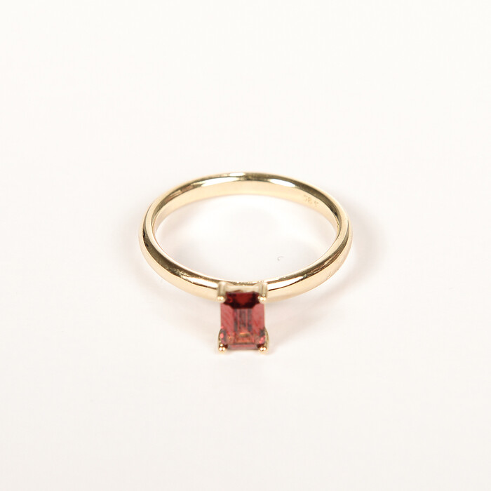 Baget Kırmızı Altın Yüzük 856 - SAÇAK KUYUMCULUK