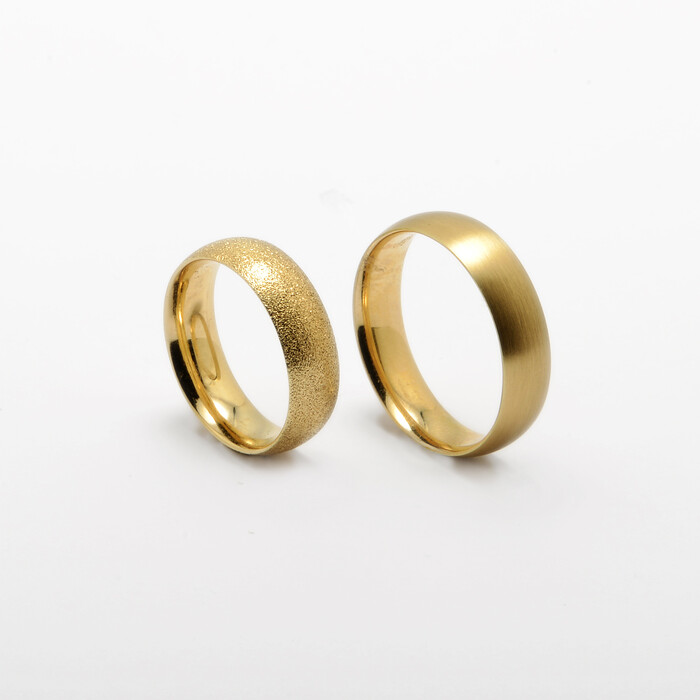 Bombeli Simli Altın Alyans K08 830 - SAÇAK KUYUMCULUK