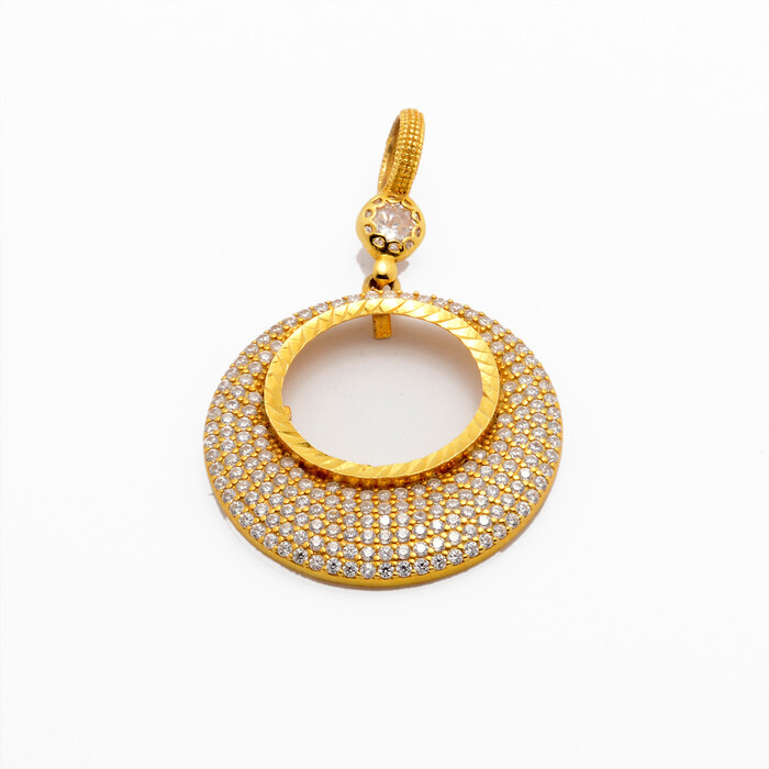 Çeyrek Çerçeve Altın Kolye Ucu 192 - SAÇAK KUYUMCULUK