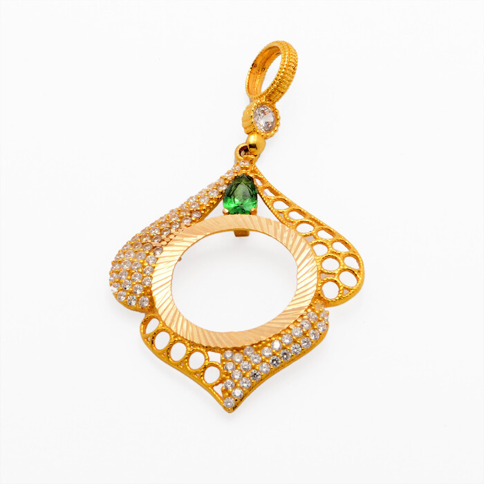 Çeyrek Çerçeve Altın Kolye Ucu 83 - SAÇAK KUYUMCULUK