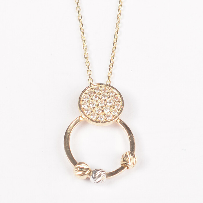 Dorika Tasarım Altın Kolye 698 - SAÇAK KUYUMCULUK