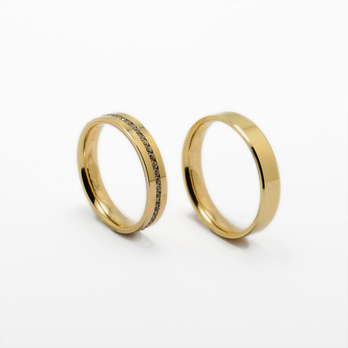 Düz Tasarım Altın Alyans E09 667 - SAÇAK KUYUMCULUK