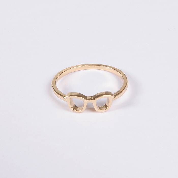 Fantezi Spor Gözlük Altın Yüzük 836 - SAÇAK KUYUMCULUK