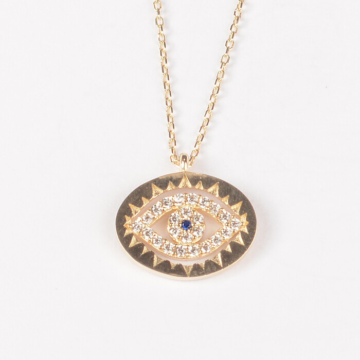 Göz Tasarım Altın Kolye 721 - SAÇAK KUYUMCULUK