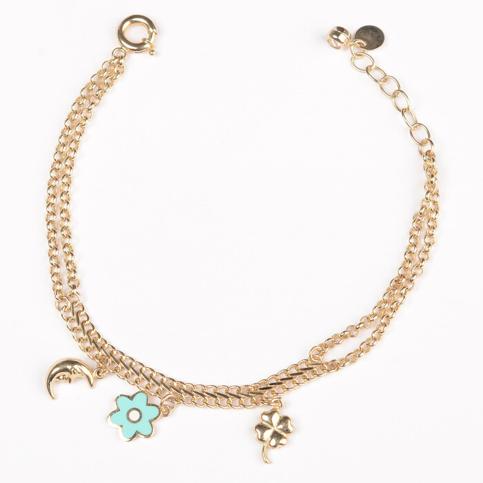 Gurmet Figürlü Altın Bileklik 1230 - SAÇAK KUYUMCULUK