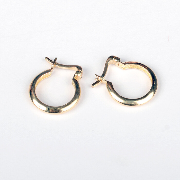 Halka Bombeli Tasarım Altın Küpe 1068 - SAÇAK KUYUMCULUK