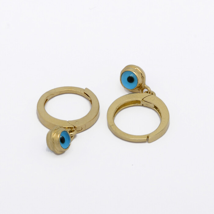 Halka Göz Tasarım Altın Küpe 811 - SAÇAK KUYUMCULUK