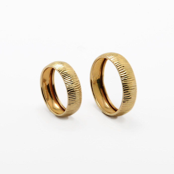 Şarnelli Bombeli Altın Alyans E05 705 - SAÇAK KUYUMCULUK