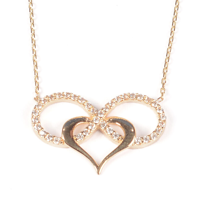 Sonsuzluk KalpTasarım Altın Kolye 769 - SAÇAK KUYUMCULUK