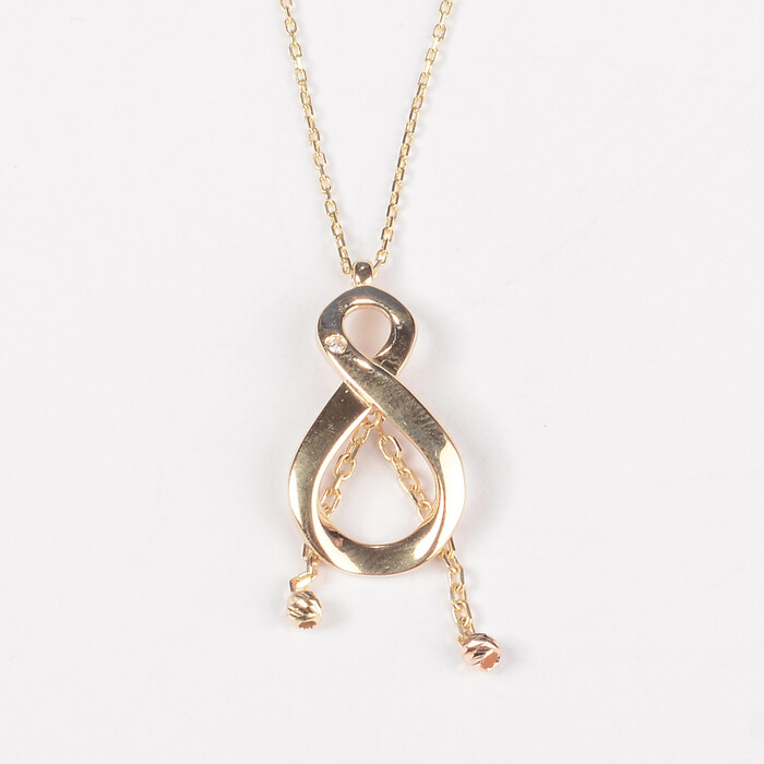 Sonsuzluk Tasarım Altın Kolye 780 - SAÇAK KUYUMCULUK