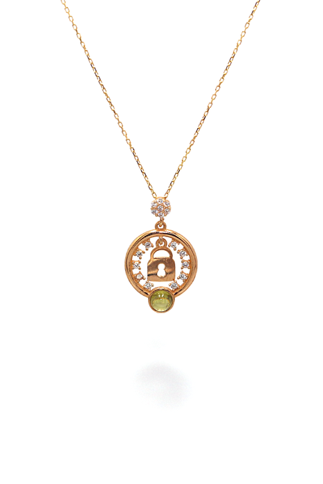 Spor Kilit Tasarım Altın Kolye - SAÇAK KUYUMCULUK