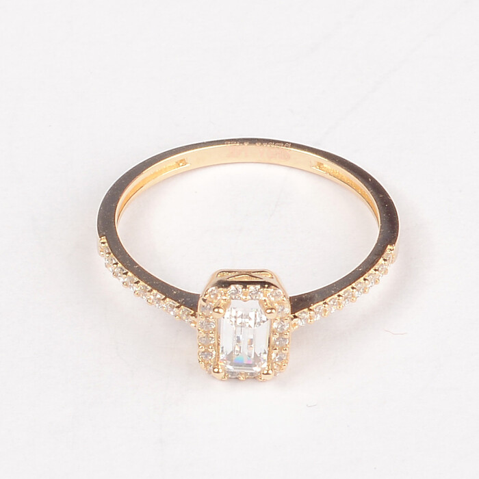 Tektaş Baget Altın Yüzük 1035 - SAÇAK KUYUMCULUK