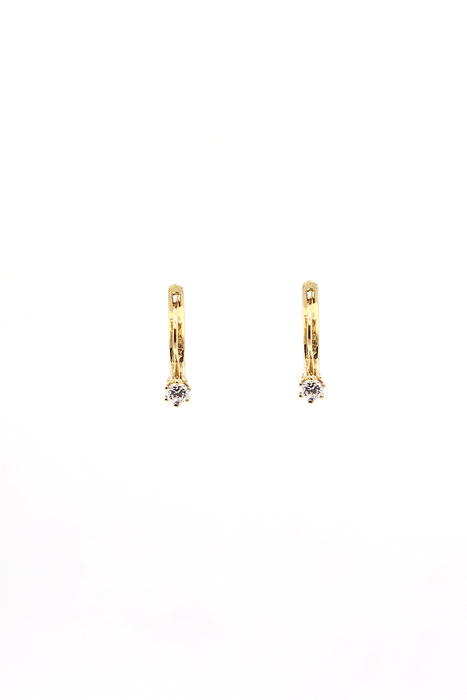 Tektaş Fantezi Altın Küpe - SAÇAK KUYUMCULUK