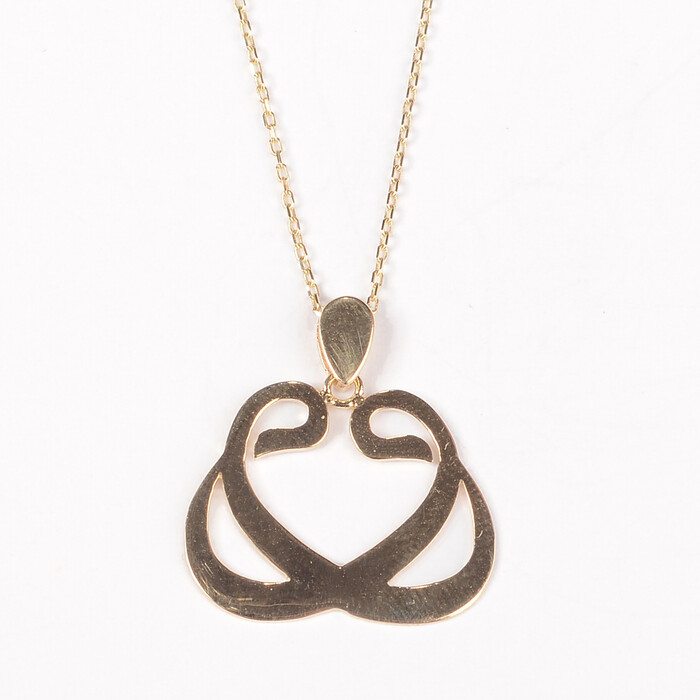 Vav Tasarım Altın Kolye 710 - SAÇAK KUYUMCULUK