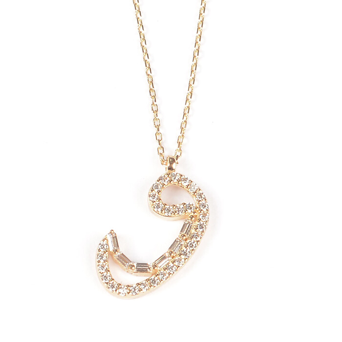 Vav Tasarım Altın Kolye 736 - SAÇAK KUYUMCULUK